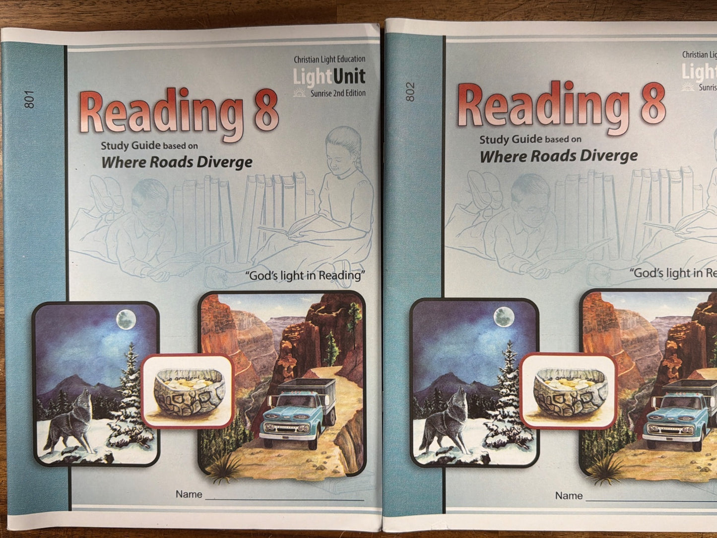 Christian Light Reading 8 Where Roads Diverge Complete Set