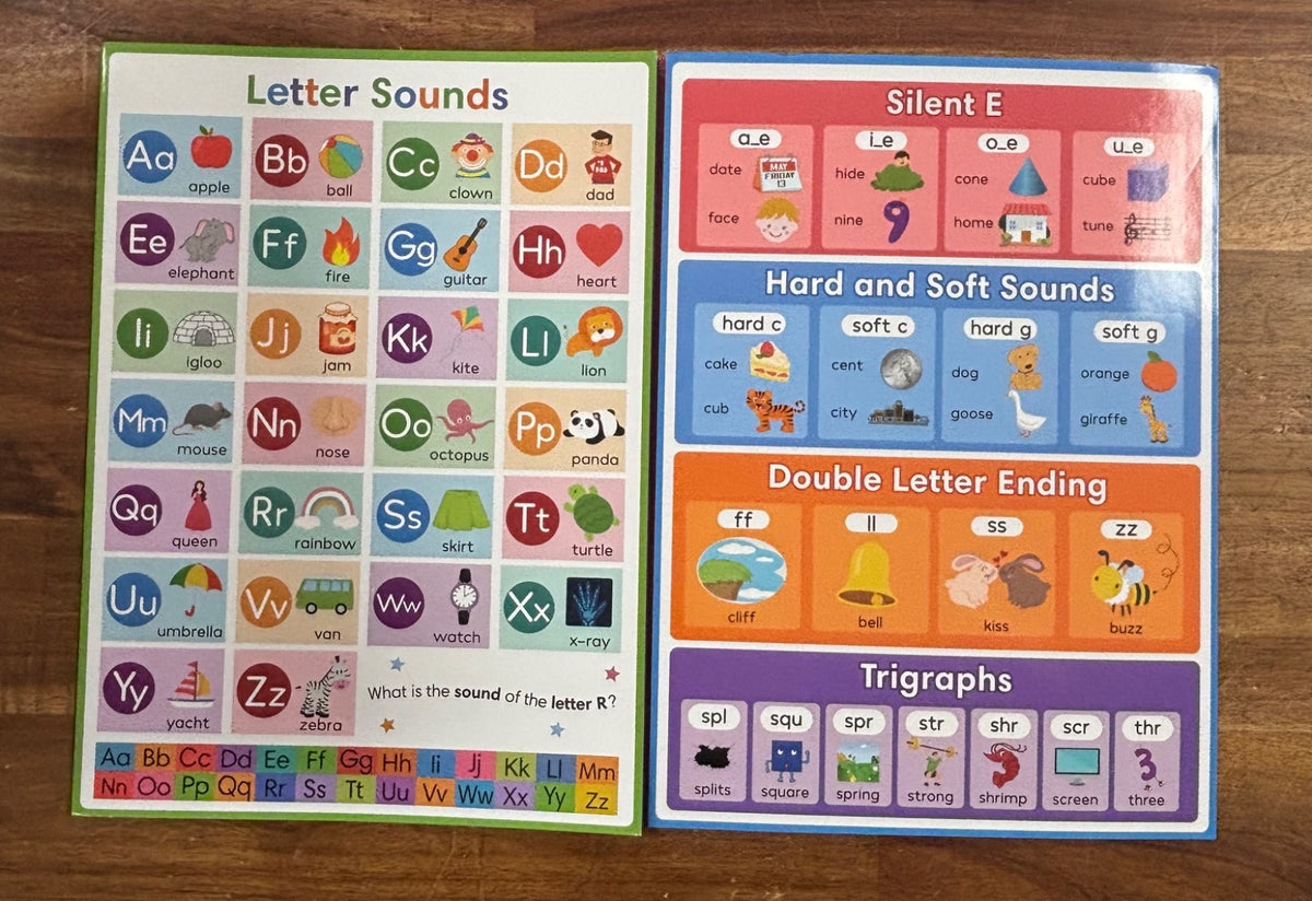 My First Phonics Charts- Book of Charts & 11 Extra Charts