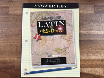 Latin for Children Primer a Set - Text, Key, Activity Book