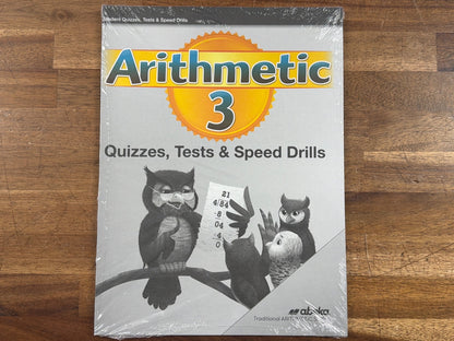 Abeka Arithmetic 3 Set: Work-Text, Teacher Key, Tests