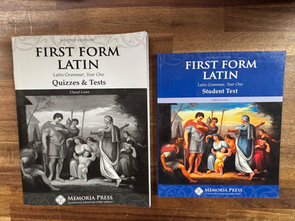 Memoria Press First Form Latin Second Edition Set