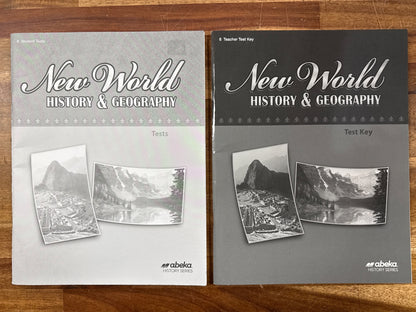 Abeka New World History Geography 4th Ed Grade 6 Curriculum Set