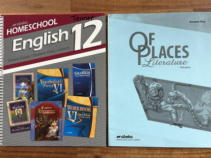 Abeka English 12 Grammar Composition IV VI Curriculum Set