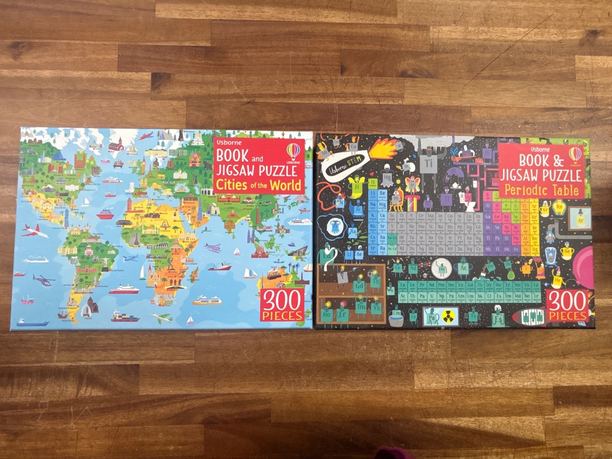 Usborne Book and Jigsaw Puzzle Set of 4 - 300 Pieces Each — photo 4 of 5