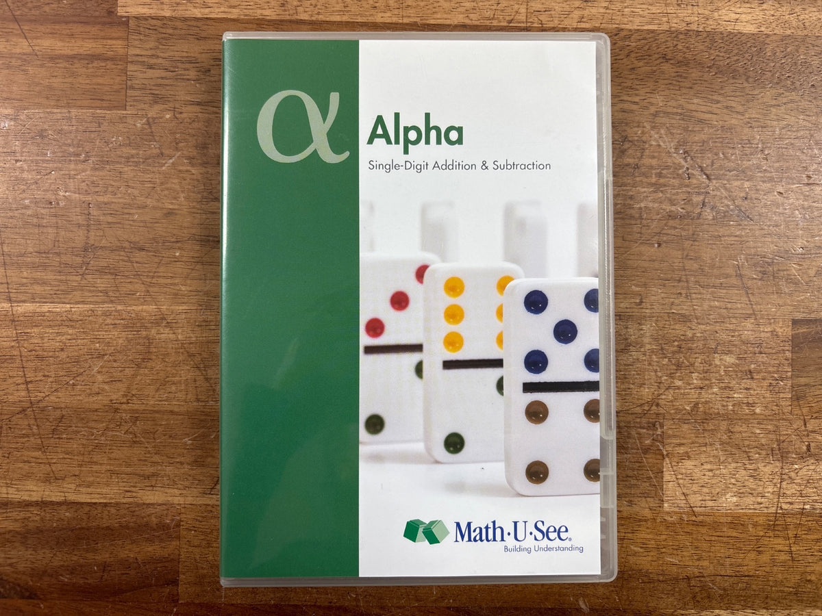 Math-U-See Alpha Single-Digit Addition Set: Manual, Tests, DVD — photo 4 of 5