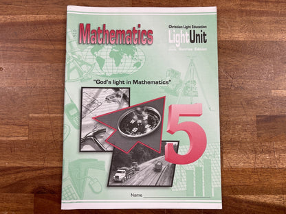 Christian Light Education Math 5 LightUnits 508-510 Set — photo 4 of 5