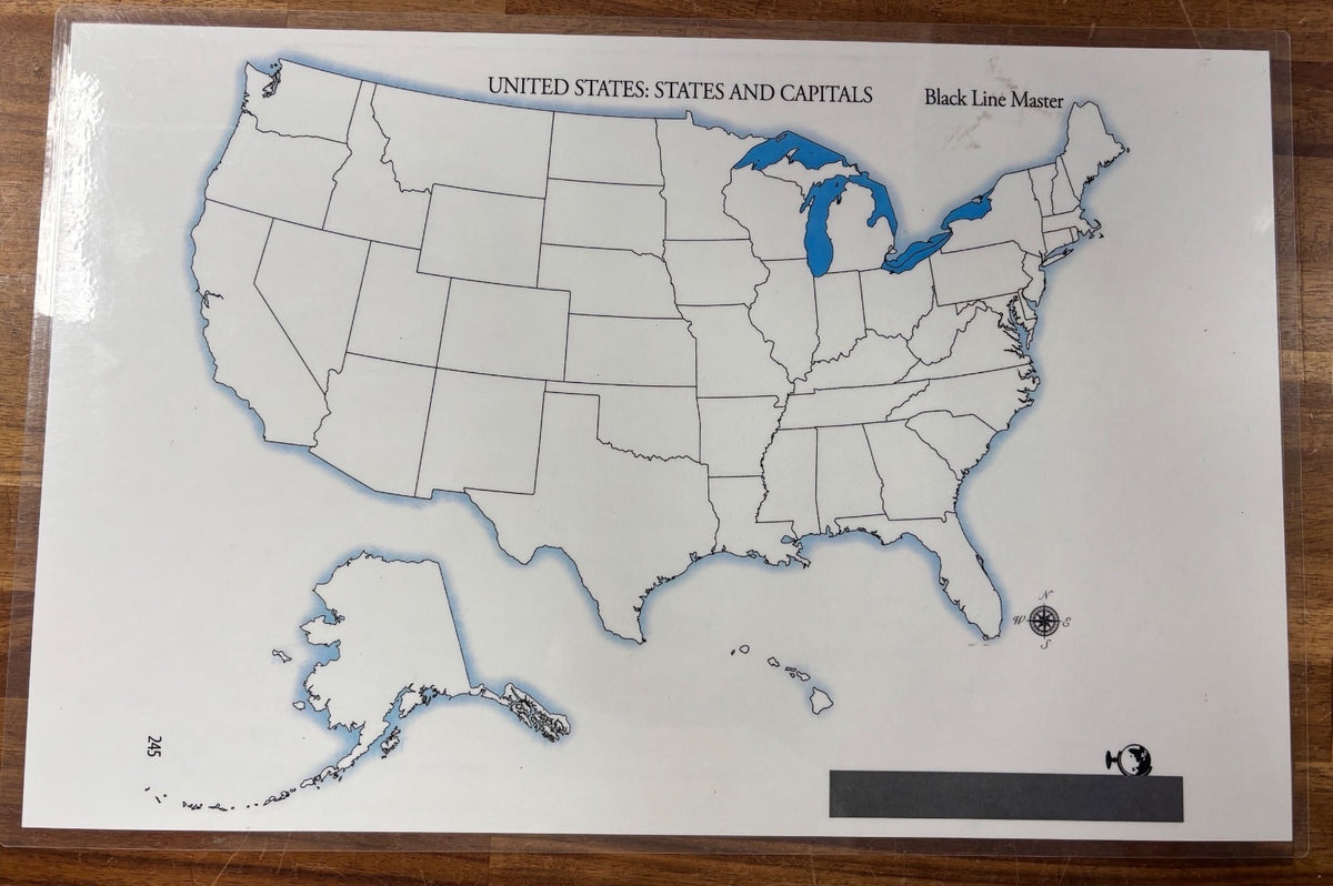 Classical Conversations Cycle 3 Geography US Maps Set