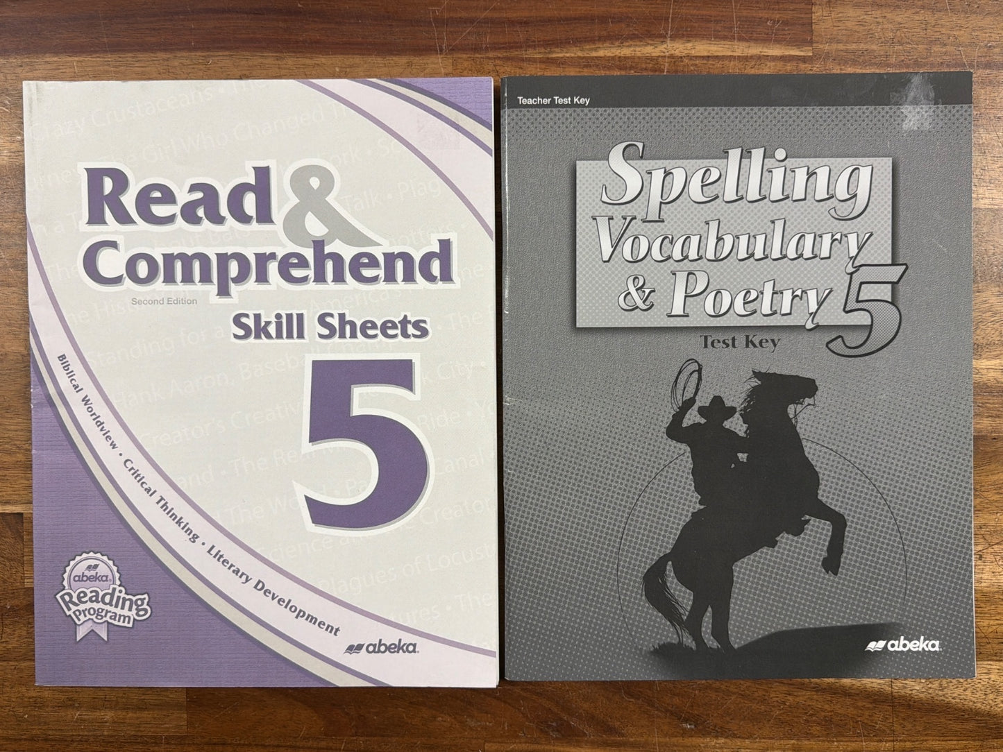 Abeka Language Arts 5 Curriculum Bundle: Reading, Spelling, Skill