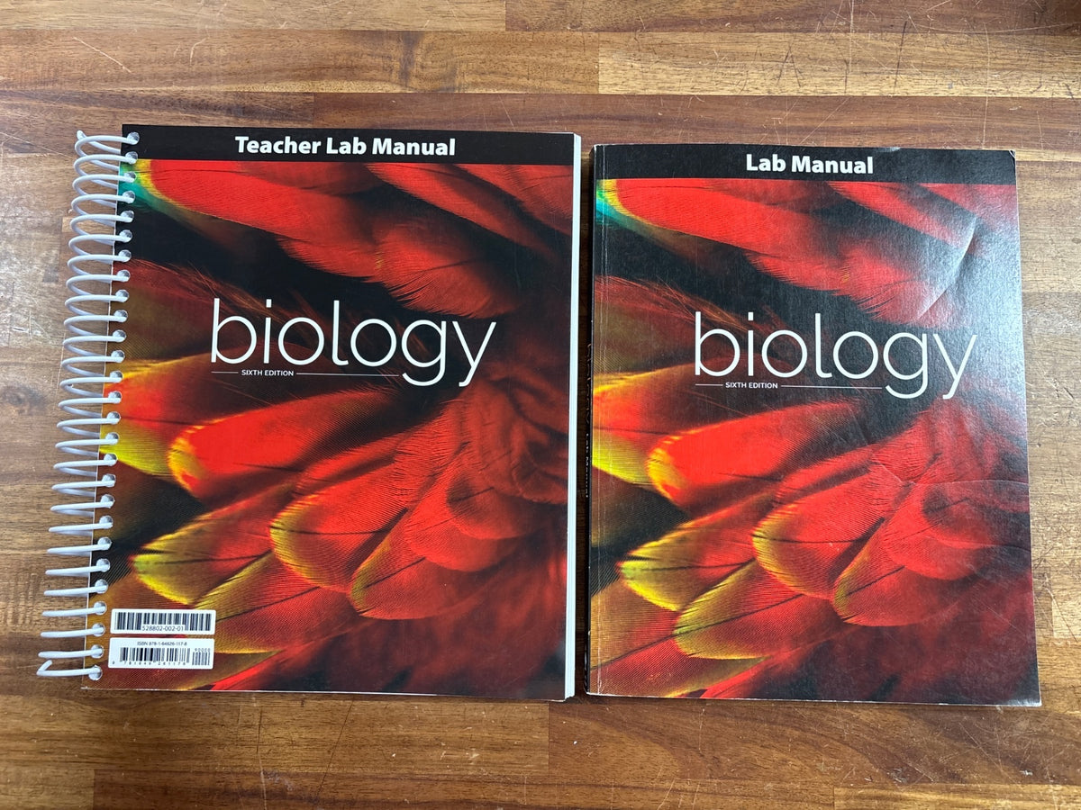 BJU Press Biology 6th Edition Student Text & Lab Manual — photo 4 of 5