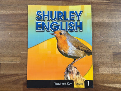 Shurley English Level 1 Student Textbooks a & B + Teacher's Key