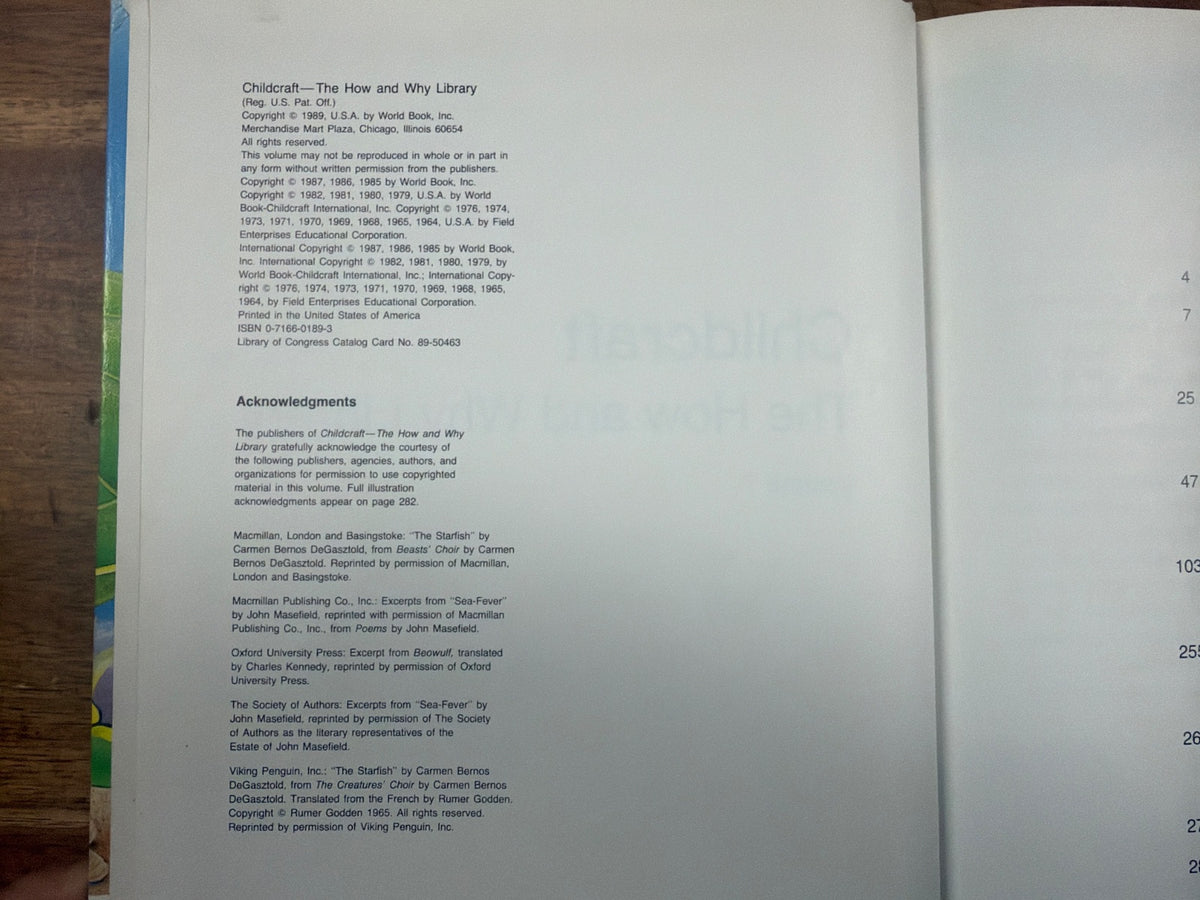 Childcraft How and Why Library Vol 7 Story of the Sea