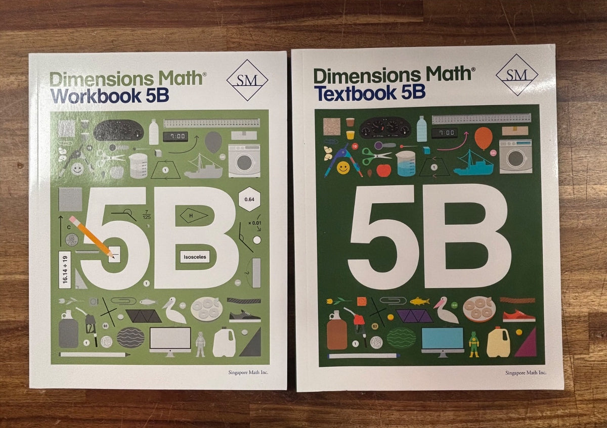 Dimensions Math 5A & 5B Complete Homeschool Set Singapore Math — photo 4 of 8