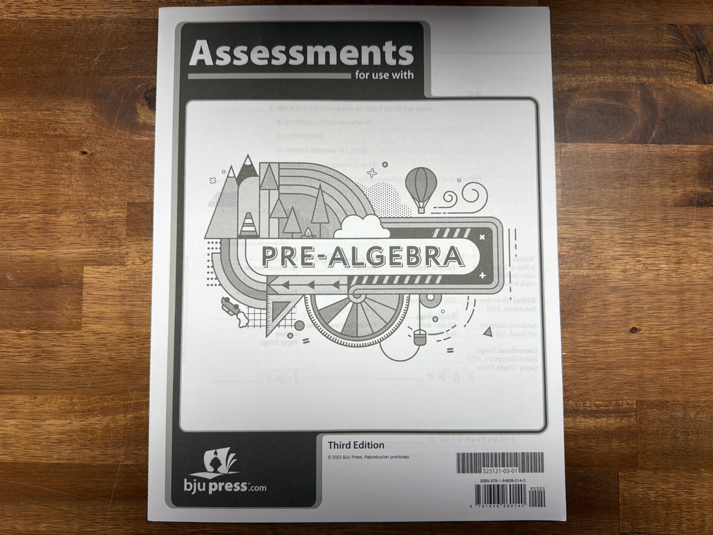 BJU Pre-Algebra 3rd Edition 5-Piece SET