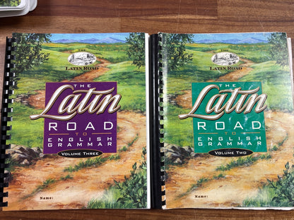 The Latin Road to English Grammar Curriculum Set Vol 1-3