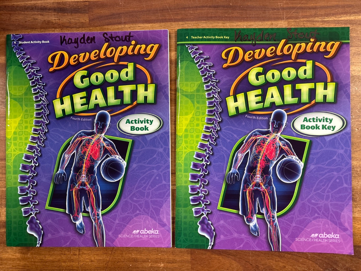 Abeka Developing Good Health Grade 4 Curriculum Set 4th Ed