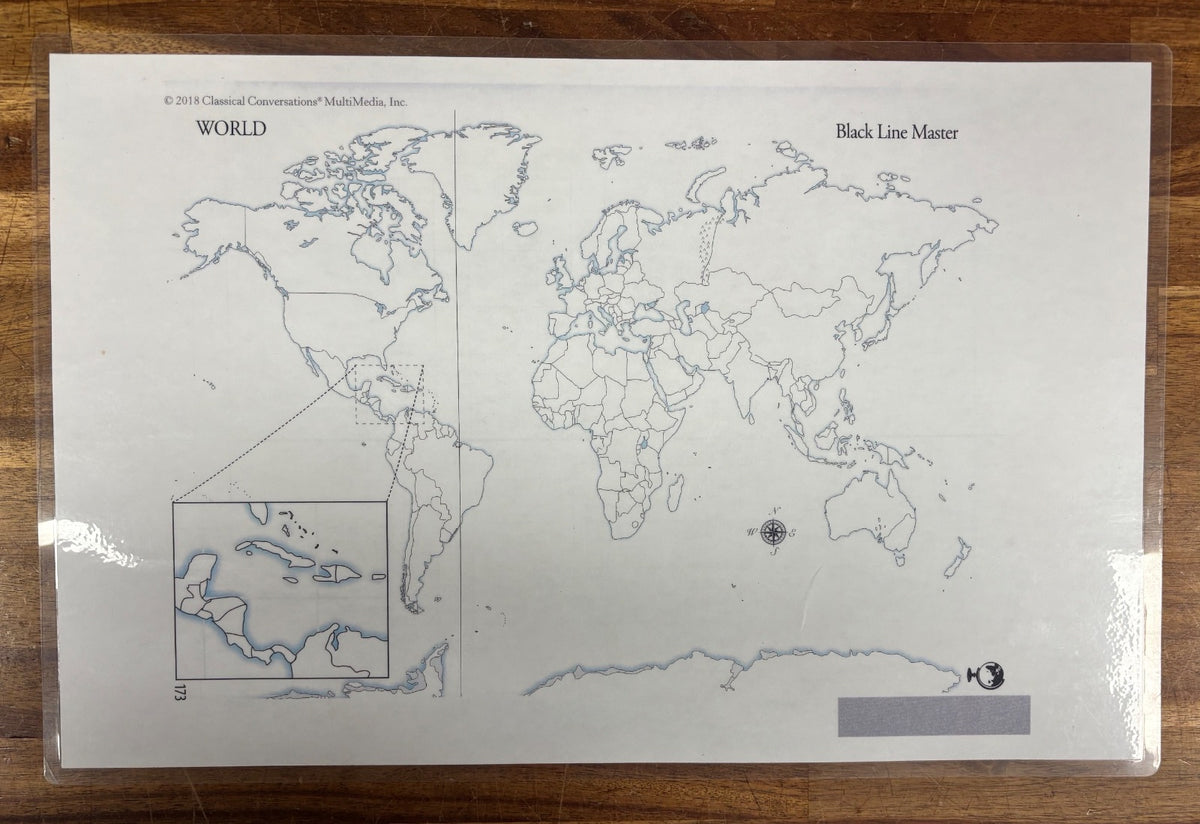 Classical Conversations Cycle 2 Geography Trivium Maps Set