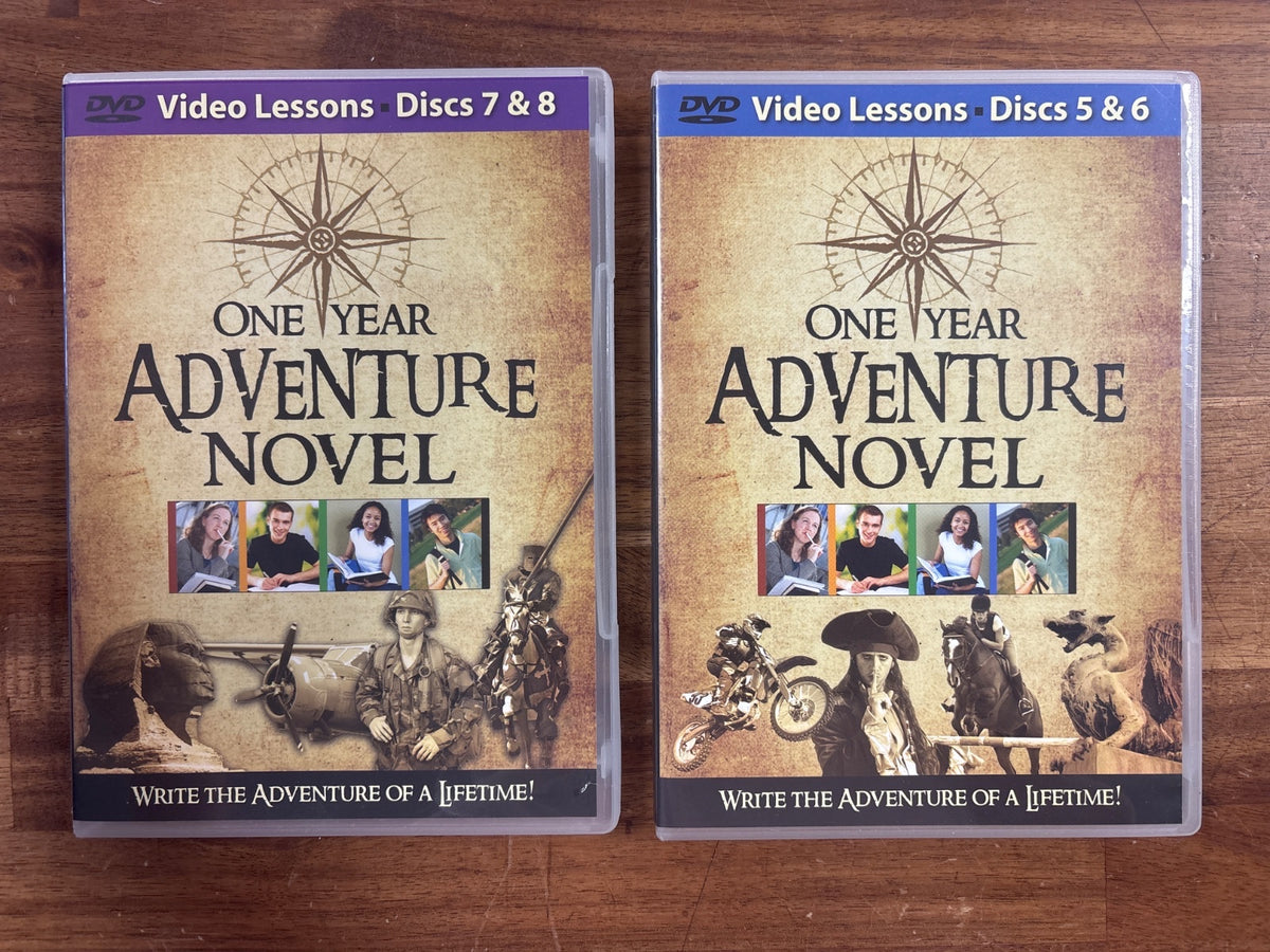 One Year Adventure Novel Complete Set Textbook DVDs Guide — photo 4 of 8