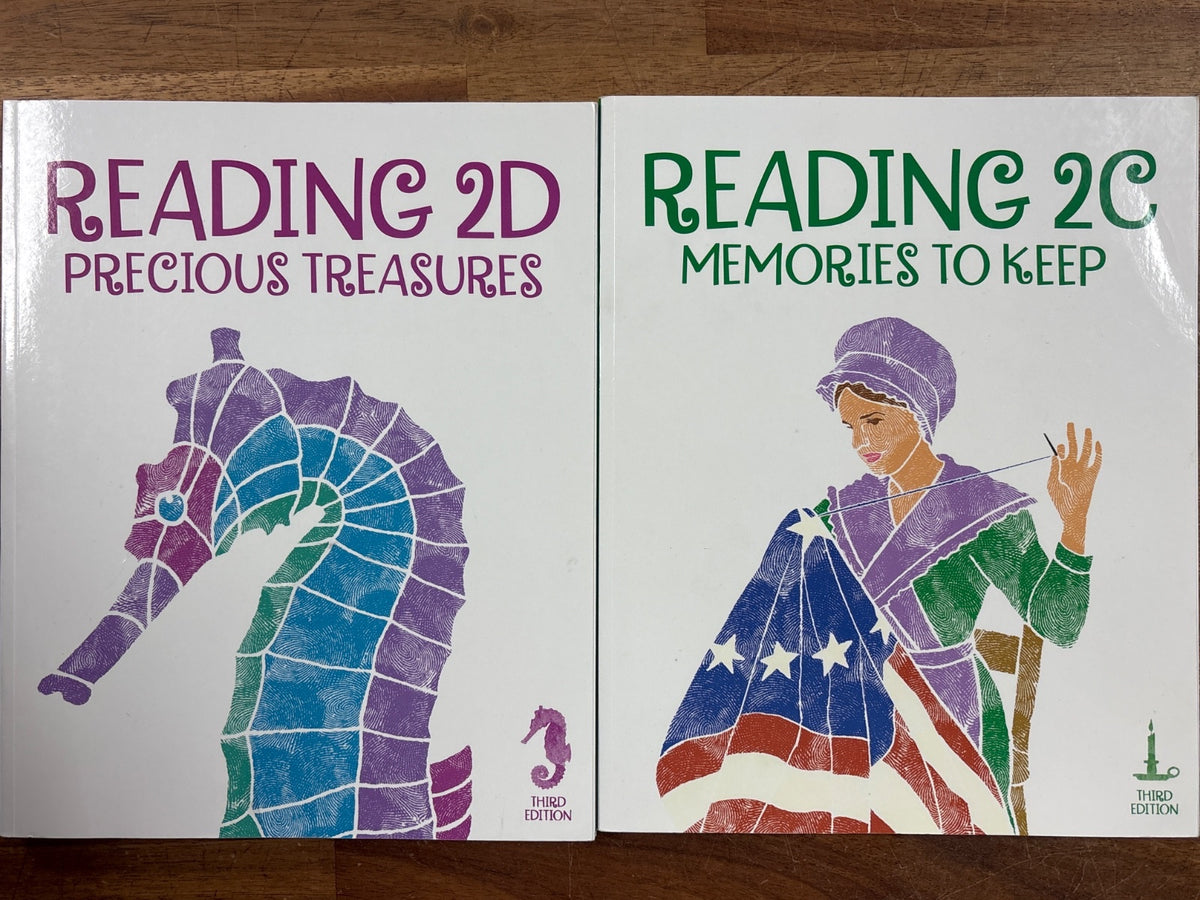 BJU Press Reading 2 Third Edition Readers Set 2A-2D
