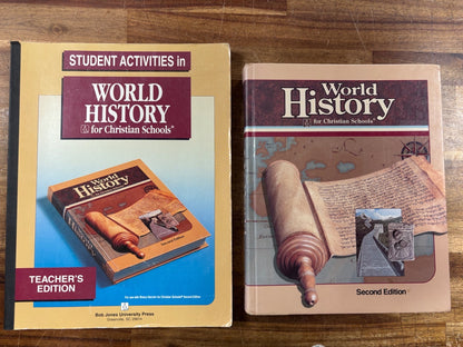 BJU Press World History for Christian Schools 2nd Ed Set — photo 4 of 6