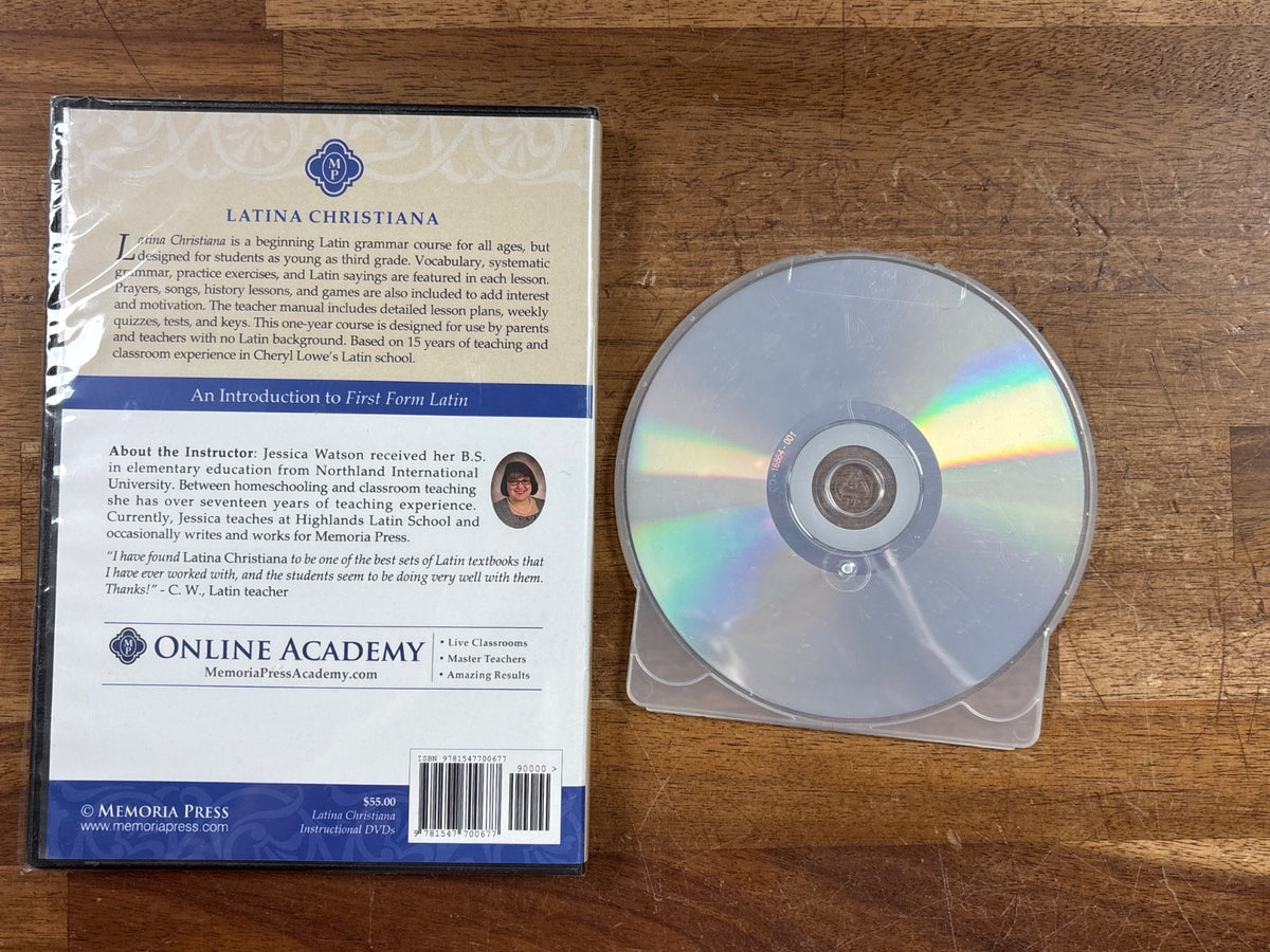 Latina Christiana 4th Ed Teacher, Workbook, DVD Set
