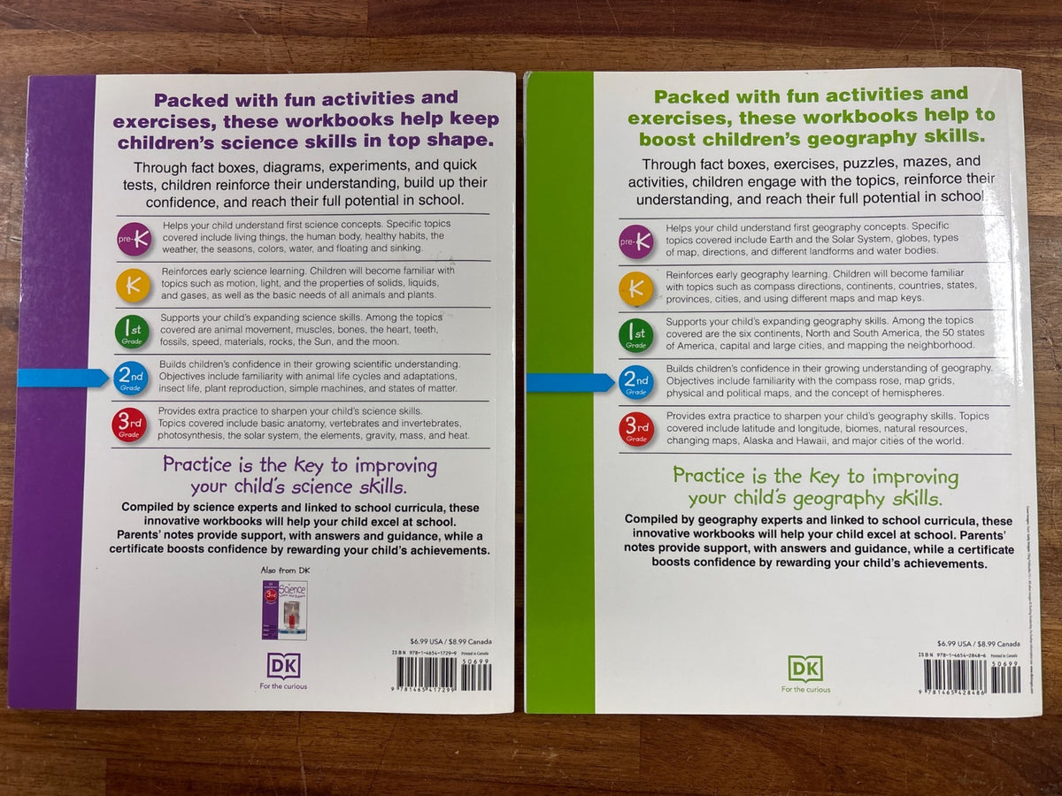 DK Workbooks 2nd Grade Set: Math, Language Arts, Science, Geograp — photo 5 of 5