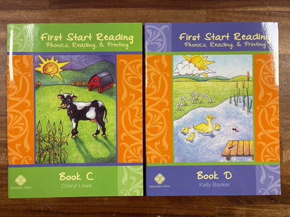 Memoria Press First Start Reading Set: Teacher Guide Text Flashcards