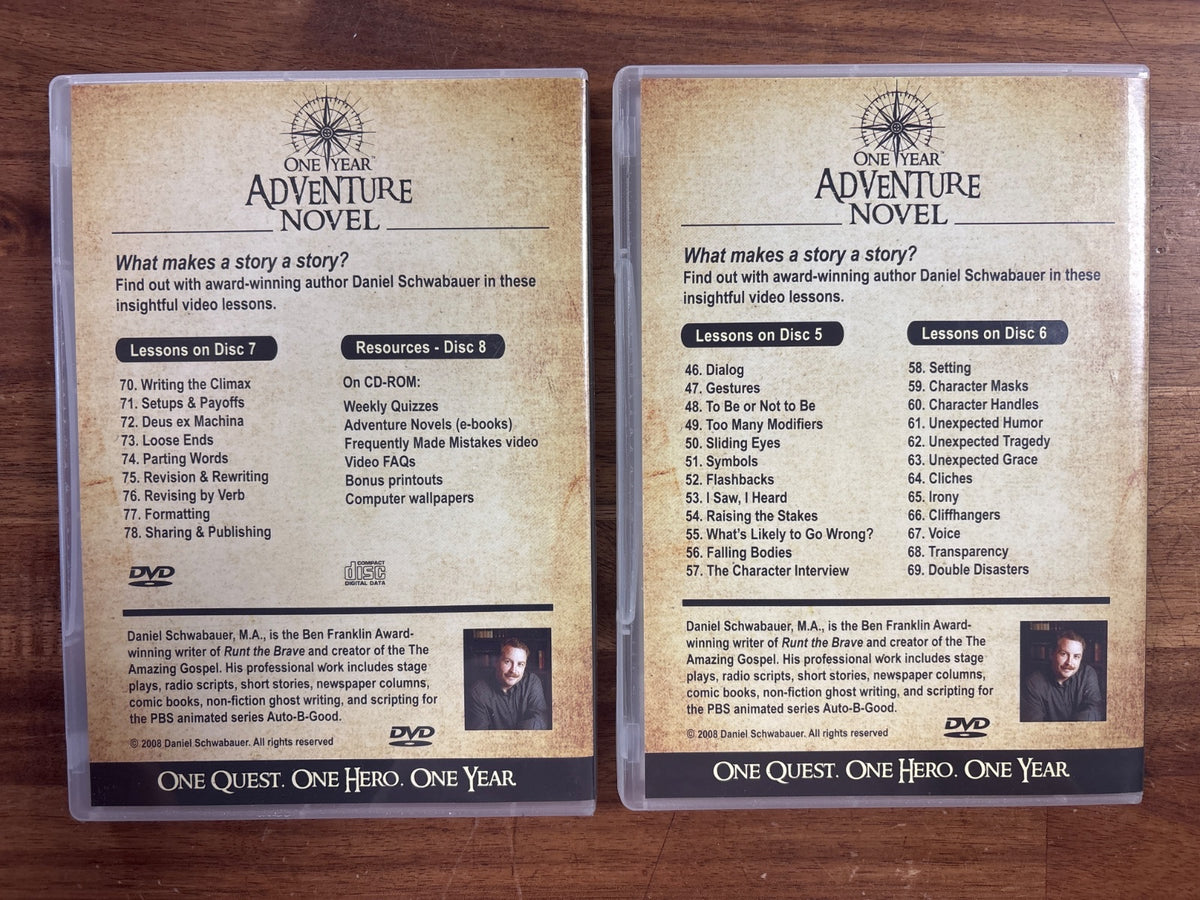 One Year Adventure Novel Complete Set Textbook DVDs Guide — photo 5 of 8