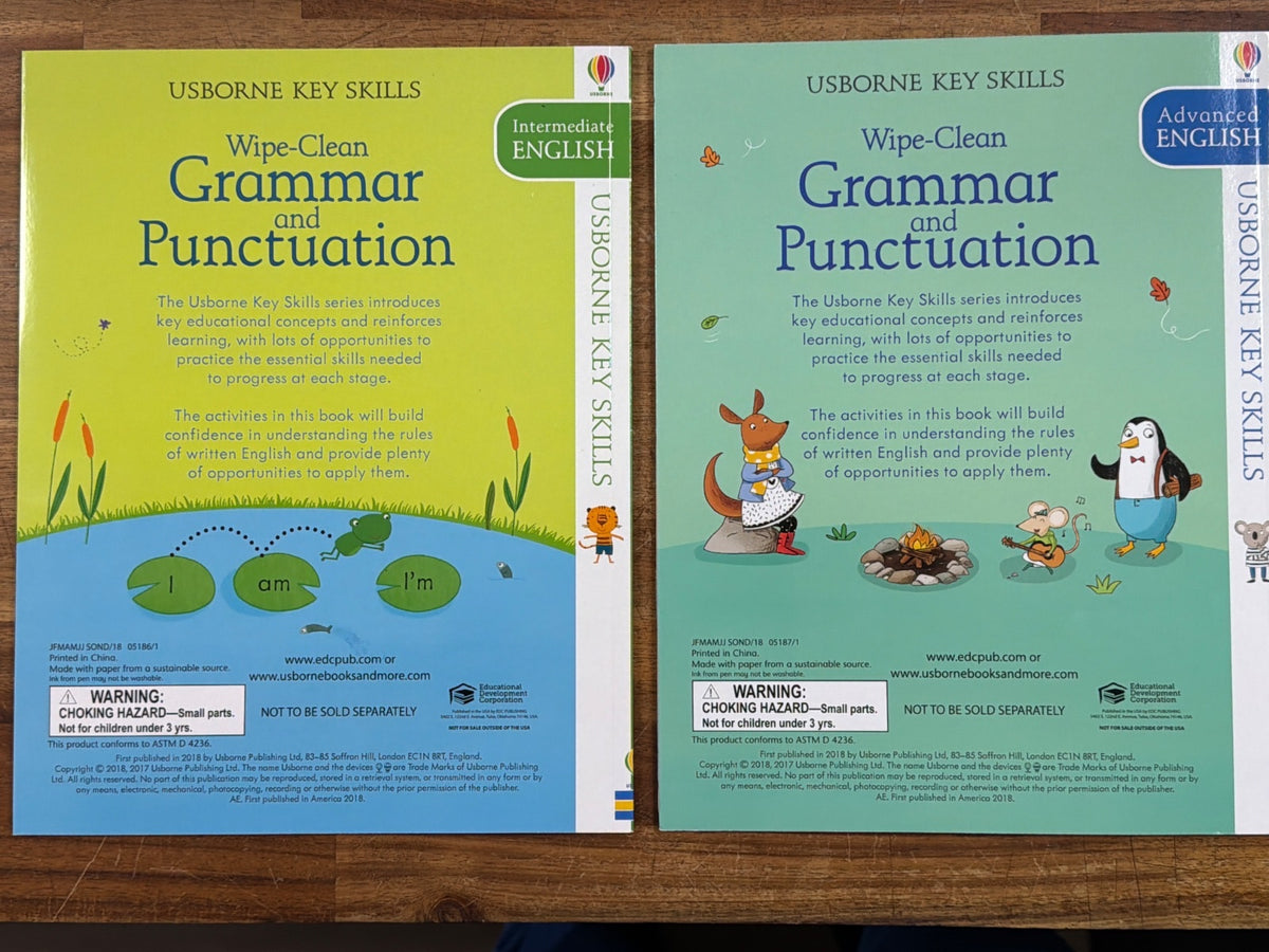 Usborne Key Skills Wipe-Clean Spelling & Grammar Set — photo 5 of 5