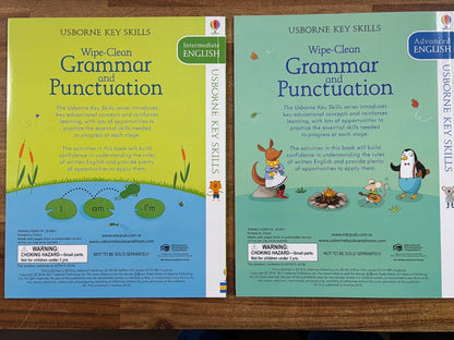 Usborne Key Skills Wipe-Clean Spelling & Grammar Set — photo 5 of 5