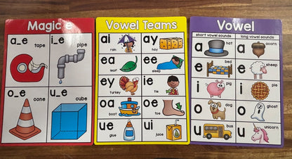 My First Phonics Charts- Book of Charts & 11 Extra Charts