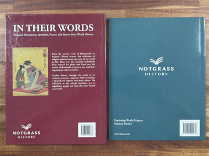 Notgrass Exploring World History Complete Set Parts 1&2