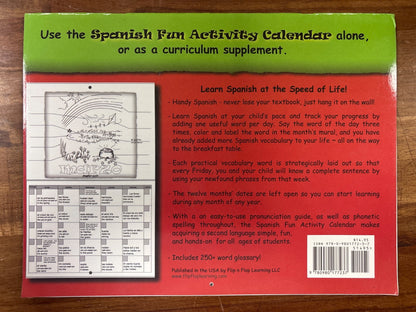 Flip Flop Spanish See It Say It + Activity Calendar Set — photo 5 of 5