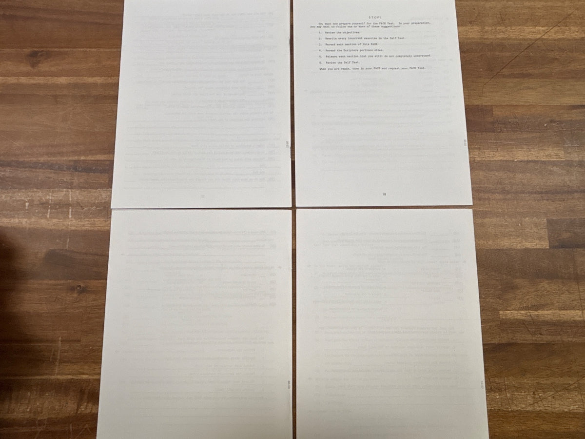 Basic Literature Eight Self-Pac & Answer Key Set #8 — photo 5 of 8