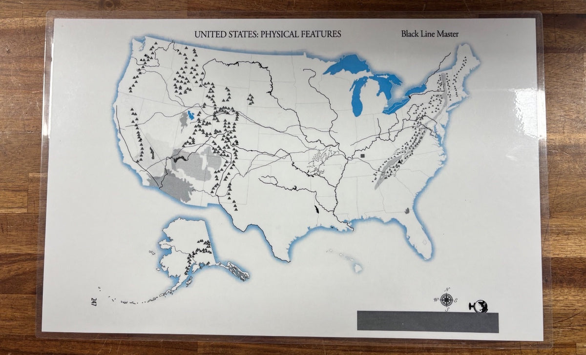 Classical Conversations Cycle 3 Geography US Maps Set