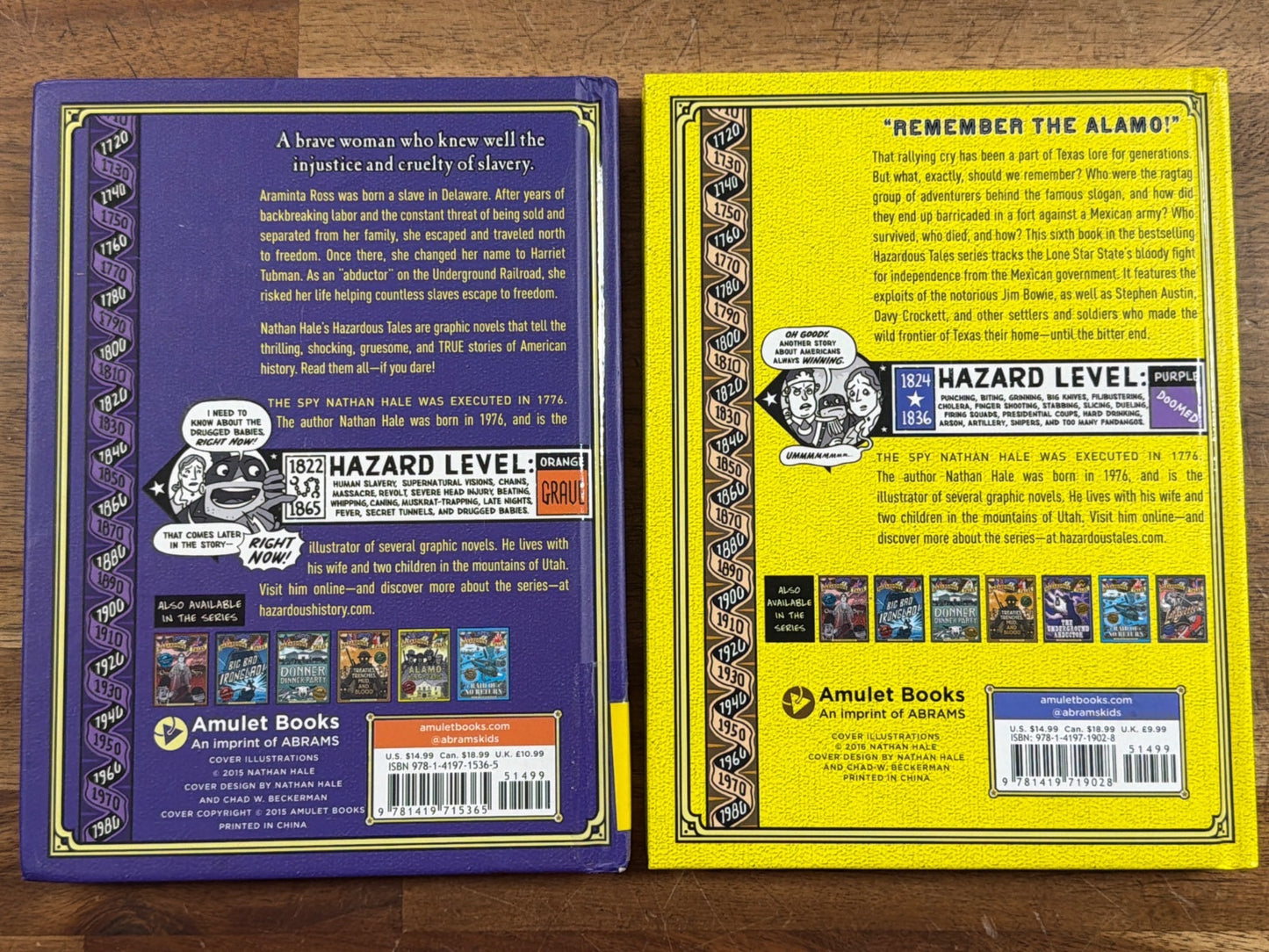 Nathan Hale's Hazardous Tales 4-Book Set Hardcover