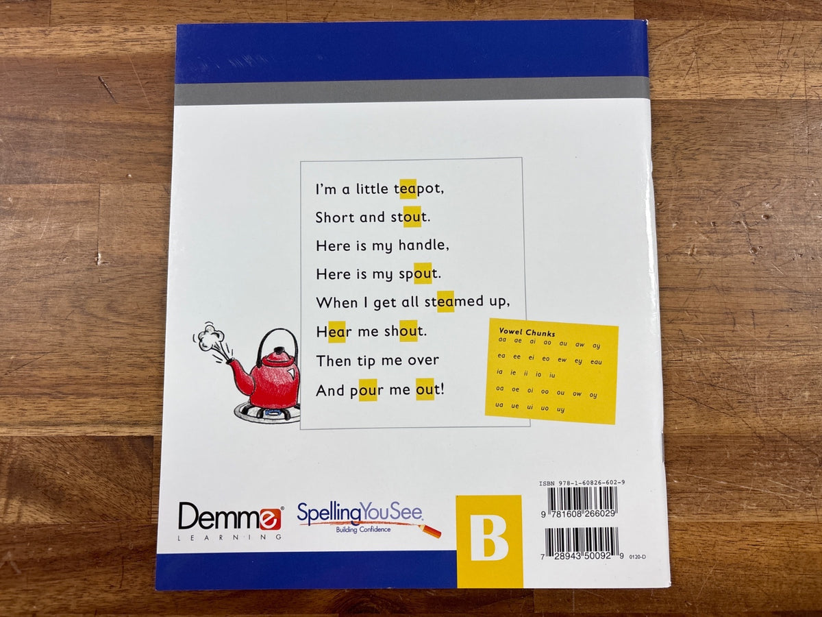 Spelling You See Level B Jack and Jill Workbook Set + Guide — photo 5 of 5