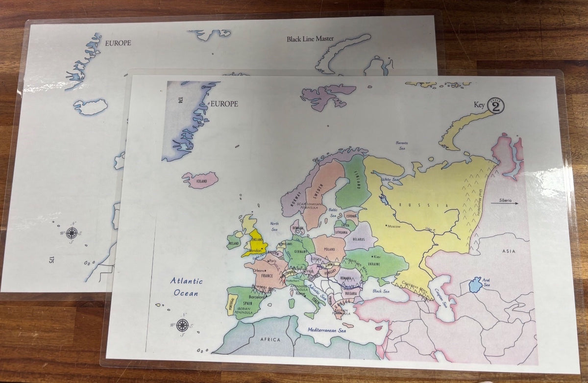 Classical Conversations Cycle 2 Geography Europe & World Maps