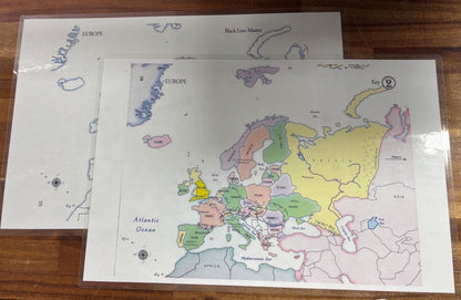 Classical Conversations Cycle 2 Geography Europe & World Maps