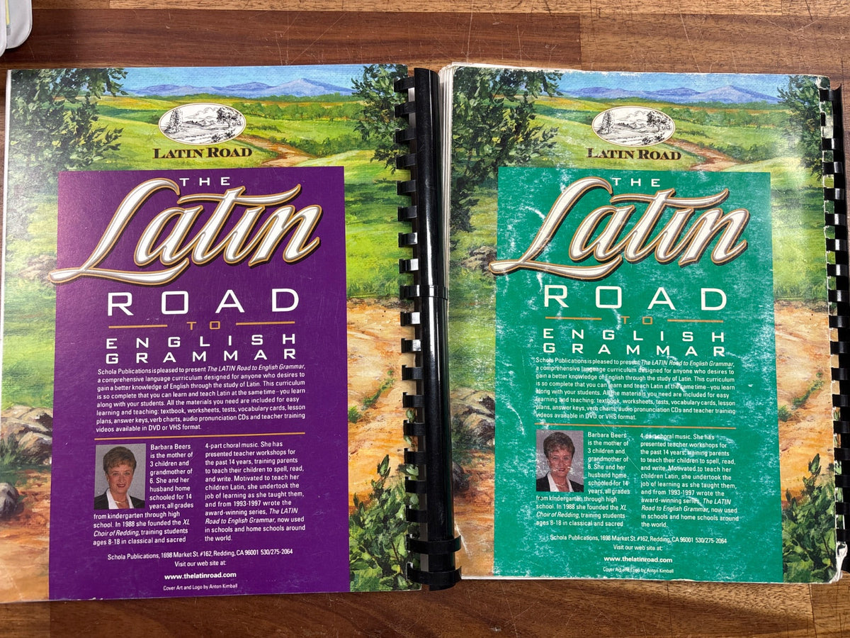 The Latin Road to English Grammar Curriculum Set Vol 1-3