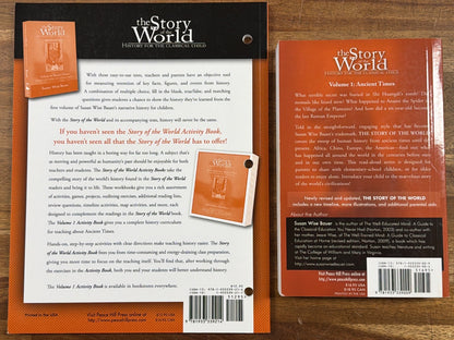 Story of the World Vol 1 Text, Activity Book & Tests Set