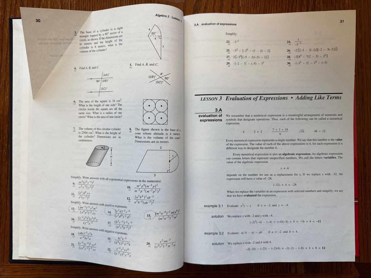 Saxon Algebra 2 3rd Ed Homeschool Kit Text/Key/Test Sol