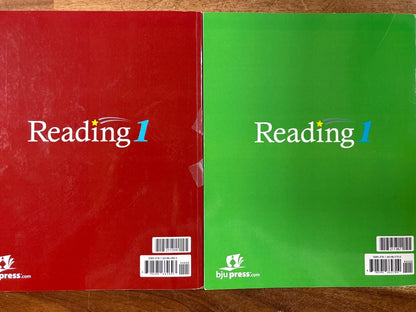 BJU Press Reading 1 Student Readers Set 1A-1F 3rd Ed