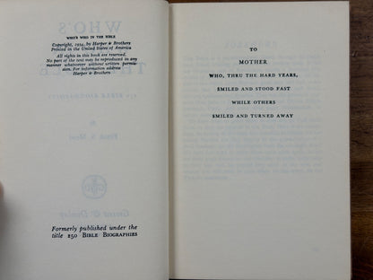 Who's Who in the Bible: 250 Bible Biographies by Mead