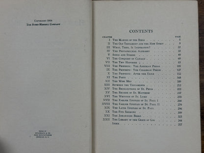 How to Know the Bible by George Hodges Hardcover 1918