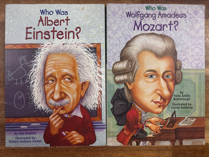 Who Was...? Biography Set - 7 Books Presley Disney Warhol