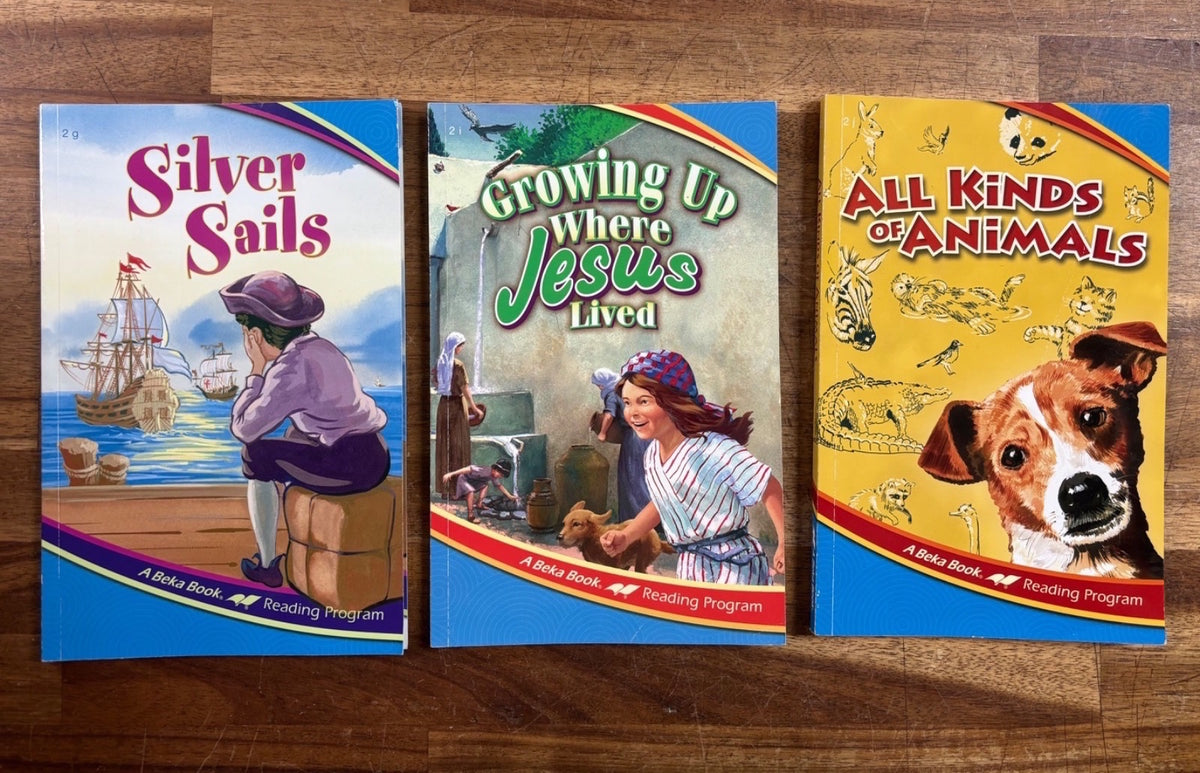 Abeka Grade 2 Reading Program Readers Set of 6 Books