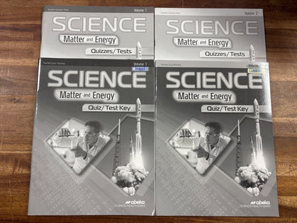 Abeka Science Matter and Energy 2nd Ed Complete Set