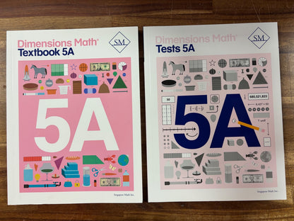 Dimensions Math 5A & 5B Complete Homeschool Set Singapore Math — photo 6 of 8