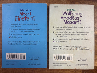 Who Was...? Biography Set - 7 Books Presley Disney Warhol