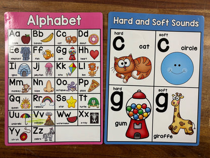 My First Phonics Charts- Book of Charts & 11 Extra Charts